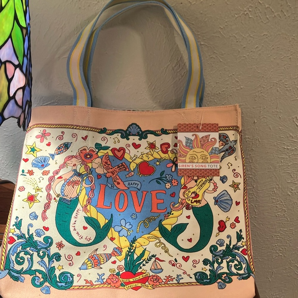 Brighton Blue and Green Artistic Tote Bag-BNWT - Gourgious & very durable bag❤️